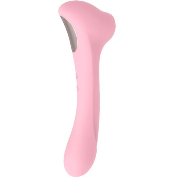 FEMINTIMATE - DAISY MASSAGER SUCCIONADOR Y VIBRADOR ROSA - Imagen 2