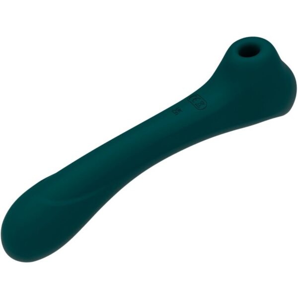 ALIVE - QUIVER SUCCIONADOR  VIBRADOR VERDE - Imagen 4