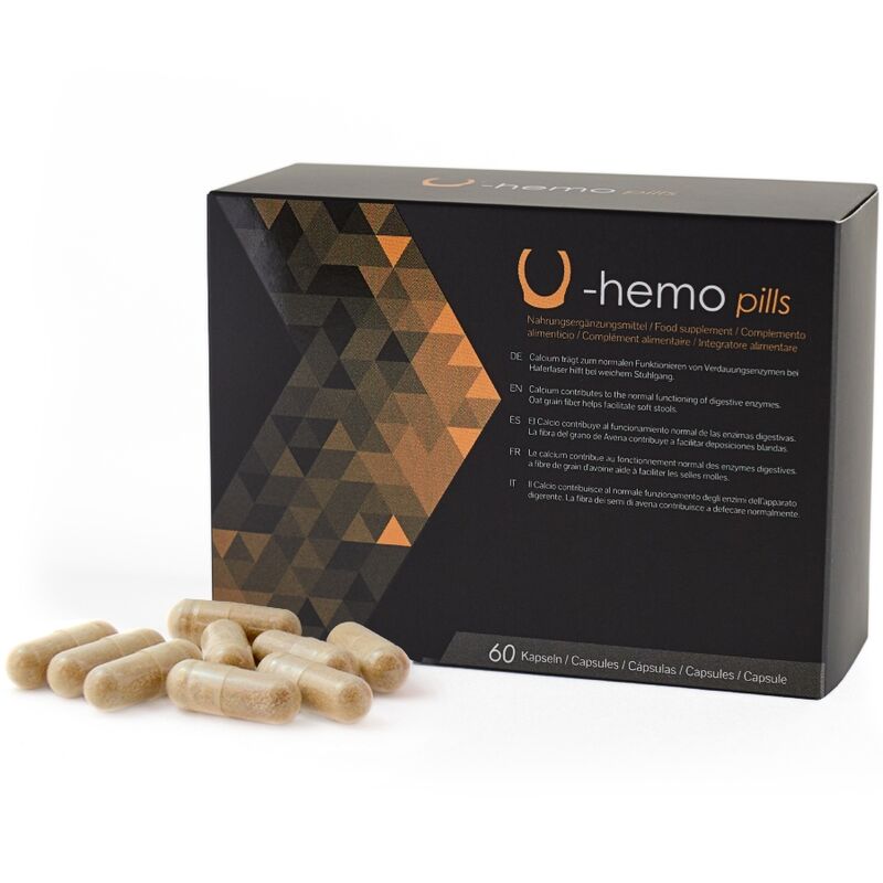 500 COSMETICS - U-INTEST CÁPSULAS PARA PREVENIR LAS HEMORROIDES - 60 CÁPSULAS