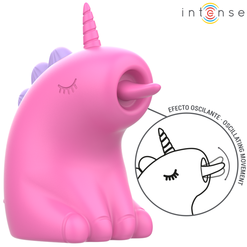 INTENSE - PINKIE ESTIMULADOR CON LENGUA ROTADOR 360